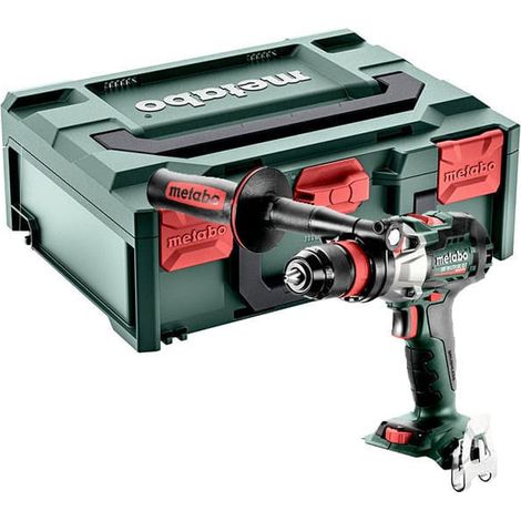 Perceuse-visseuse à percussion sans fil 18V – Moteur sans balais – Couple 130Nm – Perçage béton 16mm – Coffret metaBOX 145 L