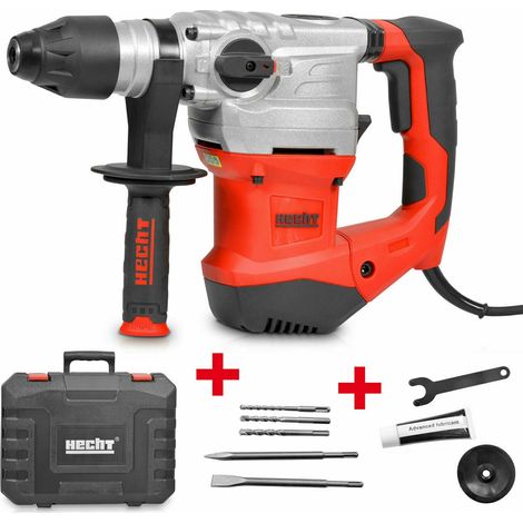 Hecht jardin 1036 Profi Perceuse à percussion puissante rotatif support SDS-Plus 4250 tours/min.1500W