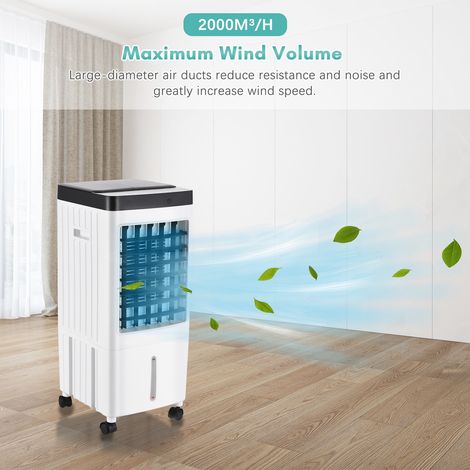 Climatiseur portable ventilateur évaporatif 2000m³/h – Minuterie 7h – Réservoir 10L – Commande à distance – Pour 30m² — photo 4