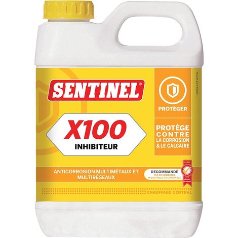 Sentinel – Inhibiteur X100 – Protection anti-corrosion et anti-calcaire pour chauffage central – Évite boues et algues – Bidon 20L — photo 6