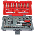 2026 KS Tools - 922.0654 - Caisse à outils complète 1/4 - Coffret de maintenance - 4 à 14 mm - Coffret de douilles et embouts