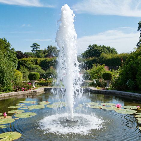 SunSun CMP-28000 Pompe bassin haute performance - 140 x 320 x 190 mm - 28 000 l/h / 580 W / refoulement max. 7,5 m - pour filtre piscine fontaine jardin — photo 2