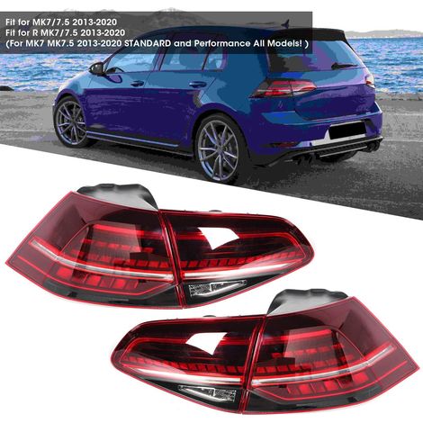 Eosnow – Feux arrière LED dynamiques rouge foncé – Étanchéité IP67 – Installation plug and play – Compatible MK7/7.5 R 2013-2020 — photo 2