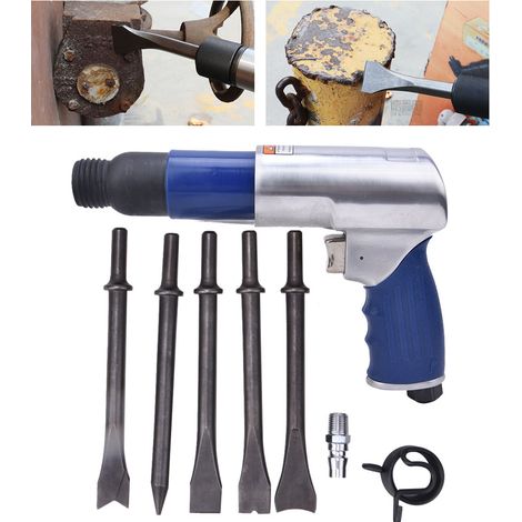 Marteau pneumatique professionnel, pelle ronde industrielle, outil manuel avec ressort en acier allié, 250 mm