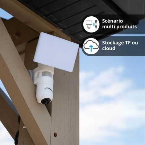 Projecteur mural connecté avec caméra HD – Détecteur de mouvement 2200 lumens IP44 – Aluminium – KPRCAM2000 – Kozii — photo 5