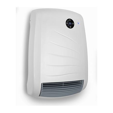 Radiateur soufflant programmable 1200/2000W – Corps en métal – Thermostat électronique – Fonction Boost – Protection IP24 – Radialight — photo 3