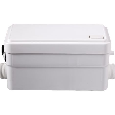 Pompe de relevage pour douche 250W – Débit 135 L/min – Évacuation jusqu'à 10 m verticalement – Filtre à charbon inclus – Silencieuse 30-40 dB – Trad4U — photo 1