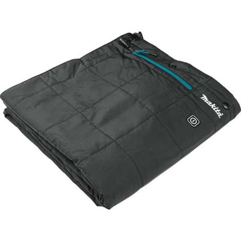 Makita – Couverture chauffante 700x1400mm – Puissance 18V – DCB200A – 3 niveaux de chaleur – Enveloppe en polyester avec doublure en fausse fourrure — photo 1