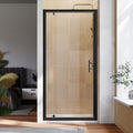 SIRHONA Porte de Douche Black Paroi de douche Pivotante Cabine de douche à une porte 80cm — photo 1