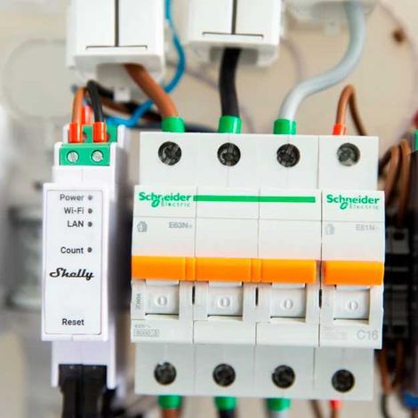 Compteur d'énergie triphasé 3X 120A – Wi-Fi, Bluetooth, MODBUS – Sur rail DIN – ALLSHELLYPRO3EM — photo 3