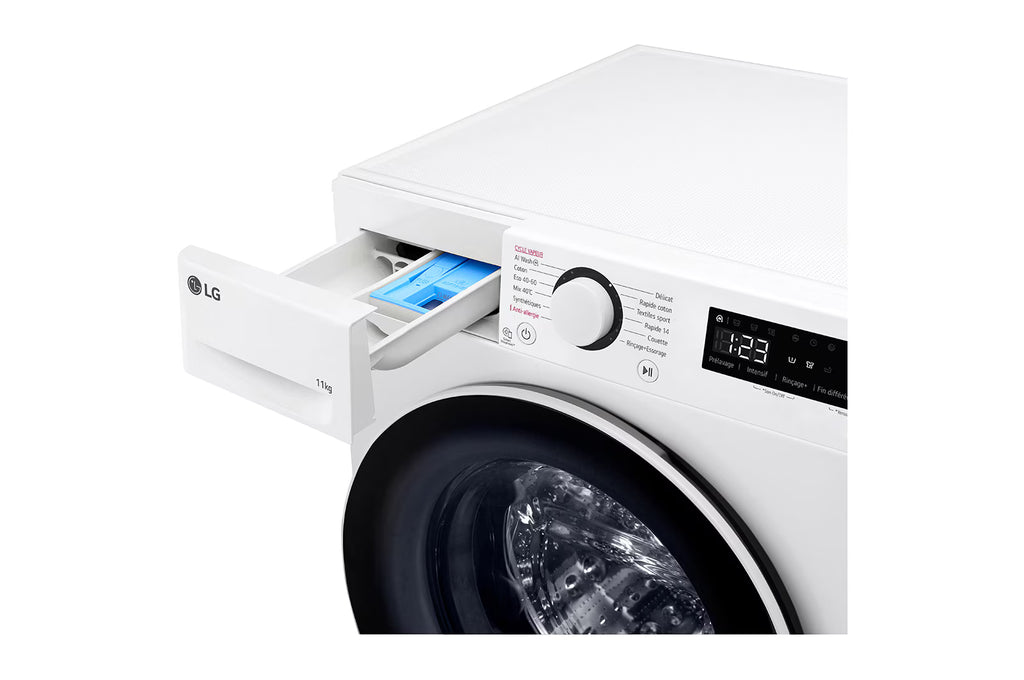 2026 Lave-linge hublot LG Electronics Lave-linge hublot LG F14R50WHS Blanc - 11kg - 1400 tr/min - LG ThinQ - 71 dB - Classe A
