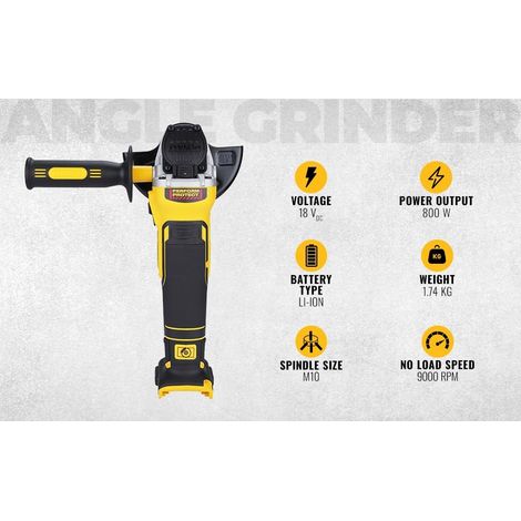 Dewalt – Meuleuse d'angle 18V sans balais – Ø125mm – Moteur Brushless – Frein électronique – Pour béton armé et métal — photo 5