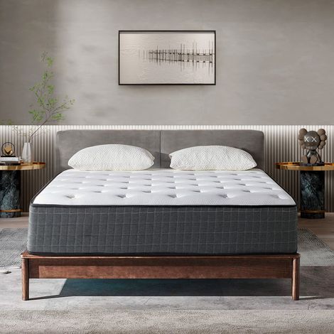Teeno – Matelas mémoire de forme 160x200cm – Épaisseur 26cm – 7 zones de confort – Soutien ergonomique – Mousse haute densité respirante — photo 1