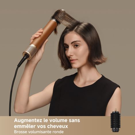 Dreame – Brosse soufflante à chaleur 1300 W – Longueur câble 2,8 m – Pour cheveux lisses et brillants – Technologie de coiffage avancée — photo 3