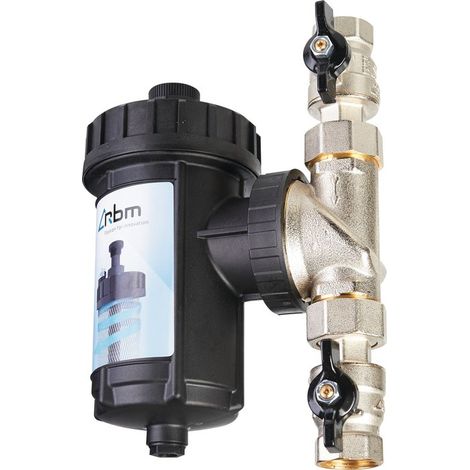 RBM – Filtre magnétique SafeCleaner2 G3/4" – Filtration efficace des boues – Protection chaudière – Élimination des impuretés — photo 1