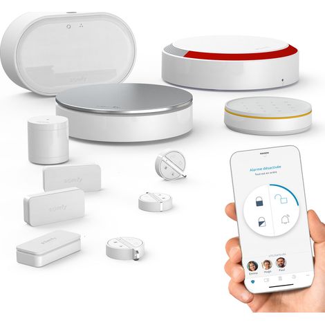 SOMFY 1875255 - Home Alarm Advanced Plus - Alarme maison sans fil connectée avec sirène extérieure et clavier — photo 1