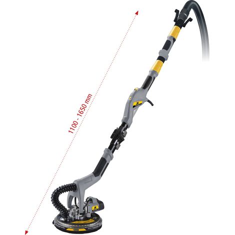 Peugeot – Ponceuse girafe télescopique 810W – Bras télescopique jusqu'à 1,6m – Éclairage LED – Pour ponçage murs et plafonds en plâtre — photo 2