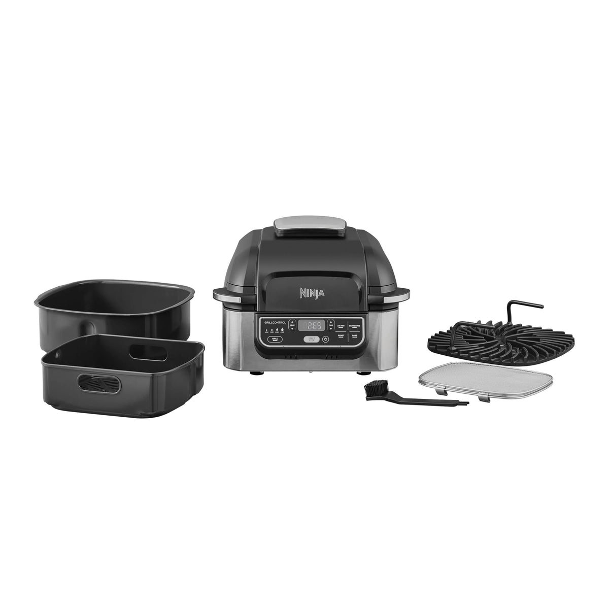 2026 Ninja Foodi Grill & Air Fryer, 5,7L, 5 Fonctions de Cuisson Air Fry, Grille, Cuit, Rotis et bien plus, Pièces Lavables a