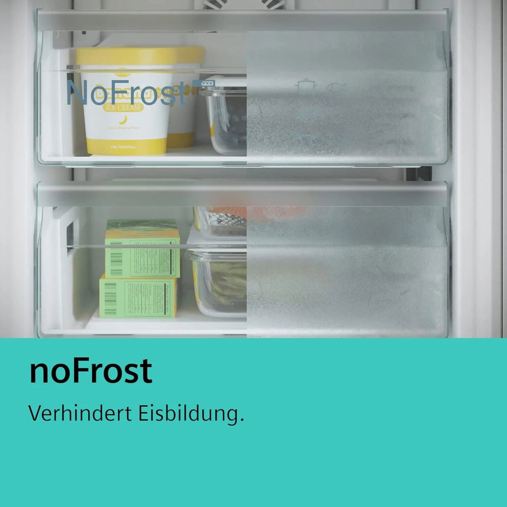 2026 SIEMENS KF96NVPEA iQ300 Multi-Door-Kühlschrank, 183 x 91 cm, 405 L Kühlen & 200 L Gefrieren, hyperFresh längere Frische