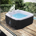 Arebos – Spa gonflable 4 personnes 154x154cm – 100 jets de massage – Température réglable jusqu'à 40°C – Système de filtration efficace — photo 1