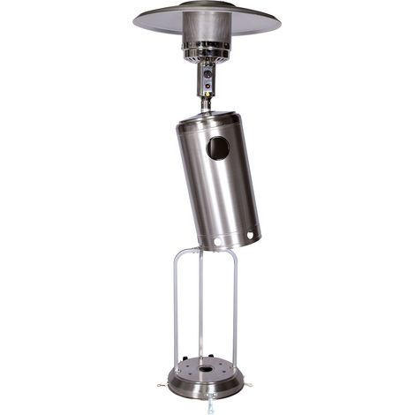 Happy Garden – Parasol chauffant OSLO – Gaz 12kW – Acier inox – Surface de chauffe 30m² – Housse de protection incluse — photo 2