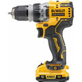 Dewalt – Perceuse-visseuse sans fil 12V avec 2 batteries 3Ah – Moteur Brushless – Couple 57,5Nm pour perçage bois et métal – Coffret TSTAK inclus