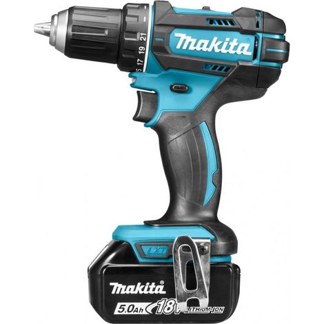 Perceuse visseuse MAKITA DDF482RTJ 18V + 2 batteries Li-Ion 5Ah + chargeur + coffret Makpac — photo 2