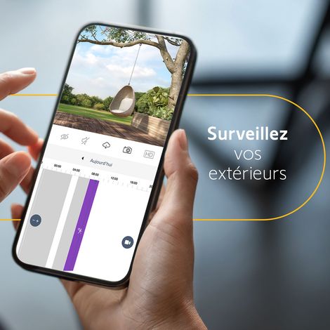 SOMFY 1875319 - Outdoor Camera blanche - Caméra de surveillance extérieure wifi — photo 3