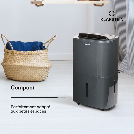 DryFy20 Déshumidificateur d´air 420 W 20 l/j 230 m³/h 40-50 m² DrySelect 45 dB antharcite — photo 3