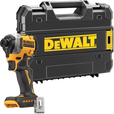 Dewalt – Visseuse à chocs 18V – Moteur Brushless – Couple 205 Nm pour bois dur – Ultra compacte 100 mm – Coffret TSTAK