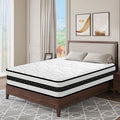 Yidatong – Matelas mémoire de forme 140x190 cm – Hauteur 26 cm – Confort ferme – 7 zones – Mousse polyuréthane haute densité – Housse respirante — photo 1