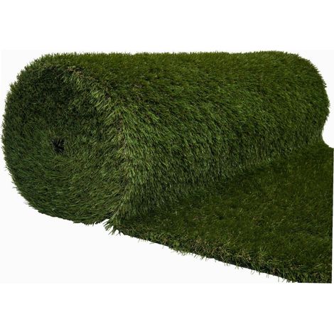 Werka Pro – Gazon synthétique 4 cm épaisseur – 1m x 10m – Polyéthylène anti-UV – Perméable à l'eau – Gazon antiglisse agréable au toucher - PRO 1 X — photo 1