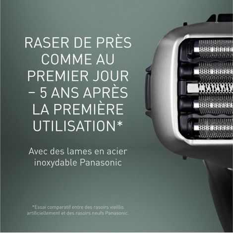 Panasonic – Rasoir électrique homme à grille – 5 lames en acier inoxydable – Tête flexible 16 directions – Moteur linéaire 70 000 mouvements/min — photo 3