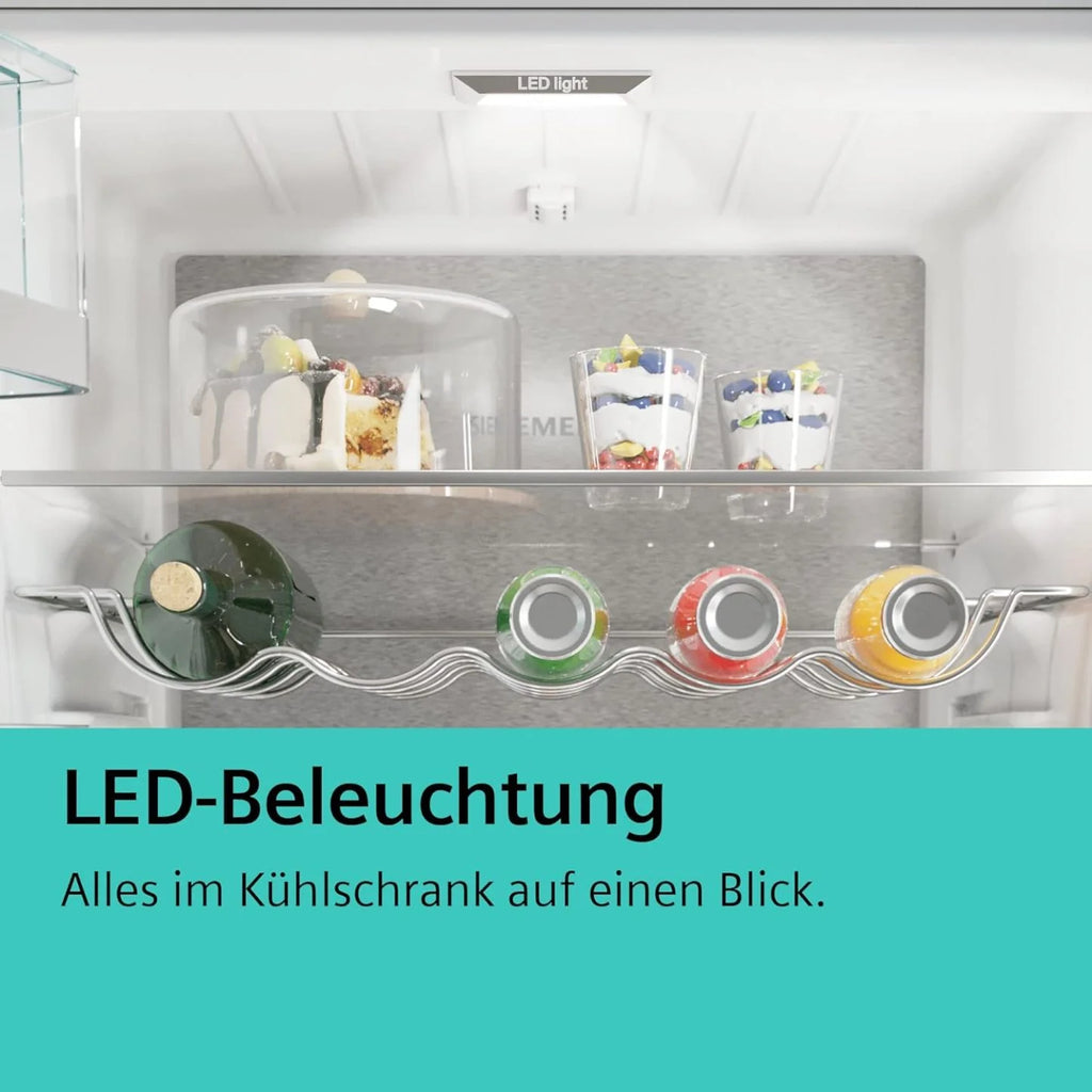 2026 SIEMENS KF96NVPEA iQ300 Multi-Door-Kühlschrank, 183 x 91 cm, 405 L Kühlen & 200 L Gefrieren, hyperFresh längere Frische