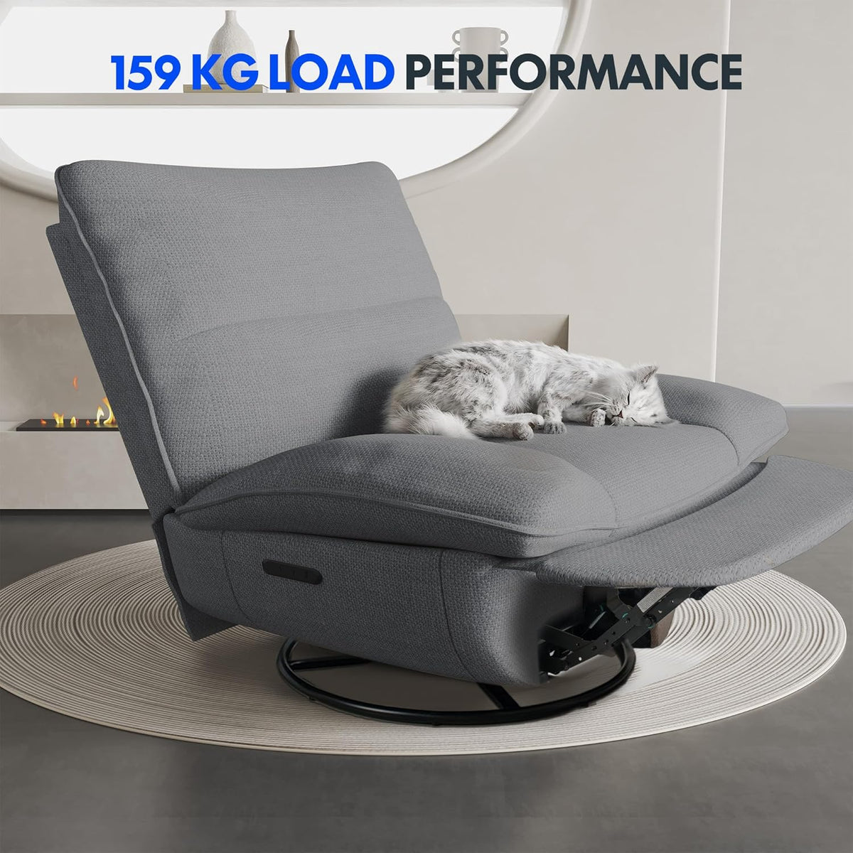 2026 Fauteuil inclinable FLEXISPOT XC6, canapé pivotant à bascule, fauteuil TV avec dossier réglable, fauteuil inclinable pou