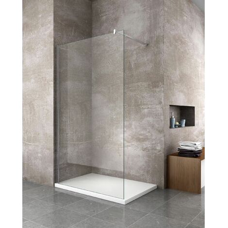 Giorgy – Receveur de douche à encastrer SMC effet pierre – Bonde de vidage incluse Ø90mm – Dimensions 70 x 140 cm – Installation à fleur de sol — photo 2