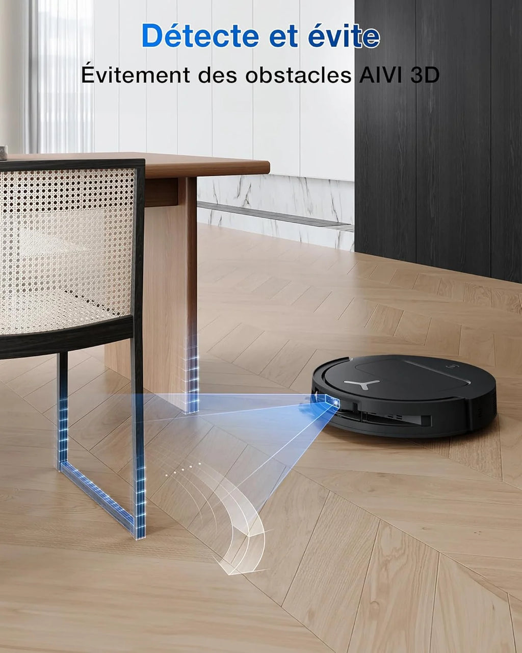 2026 ECOVACS T50 Omni Aspirateur Robot avec Station, Puissance 15000Pa amélioré par T30 Pro Omni, Brosse latérale et serpilli