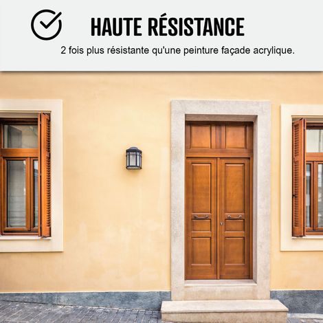 Arcane Industries – Peinture façade siloxane hydrofuge 10 L – Protection 20 ans – Résistance aux intempéries et à la pollution – Couvrance jusqu'à 60 m² — photo 5