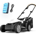 Litheli – Tondeuse à batterie 33 cm – Moteur Brushless – 5 hauteurs réglables – Bac 30 L – Pour pelouses jusqu'à 500 m² — photo 1
