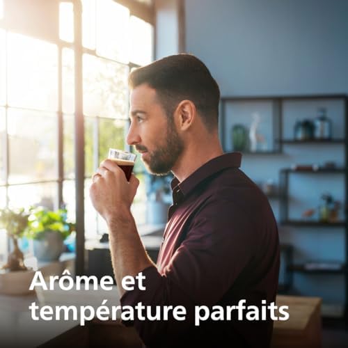 2026 Philips Machine à Expresso Entièrement Automatique 5500 Series–20 Boissons Chaudes et Glacées, Carafe LatteGo Facile à N