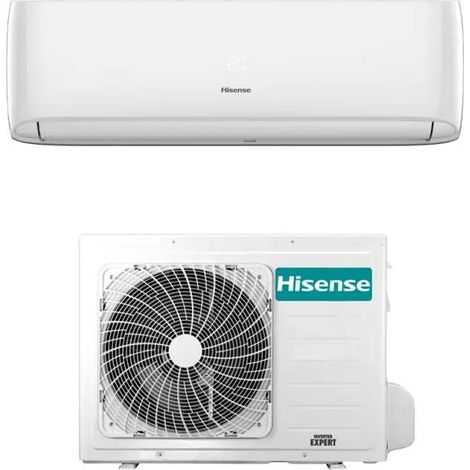 Hisense – Climatiseur réversible 12000 BTU – Inverter Wi-Fi R32 – Classe A++/A+ – Débit d'air 9,17 m³/min – Fonctionnement silencieux 19 dB(A) — photo 1
