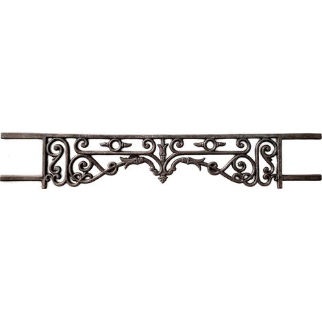 Deco Fer Forge – Appui de fenêtre en fonte d'époque 1000mm – Hauteur 180mm – Style Haussmannien – Prêt à sceller pour tableaux 900-940mm — photo 1