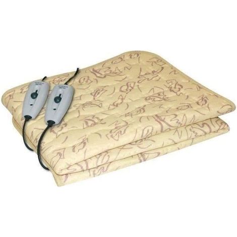 Surmatelas Chauffant - Imetec - Chauffe-lit Pour Lit Double 150 x 137 cm - 2 Commandes avec 2 Températures - Lavable — photo 1