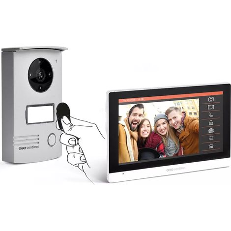 Scs Sentinel – Interphone vidéo filaire 7 pouces – Badges RFID – Vision nocturne – Platine de rue grand angle IP55 – Garantie 5 ans — photo 4