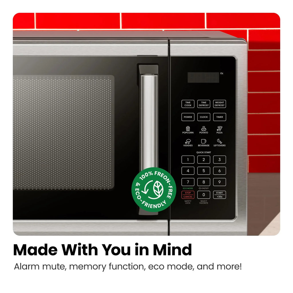 2026 Micro-ondes de comptoir Chefman Stainless Essentials