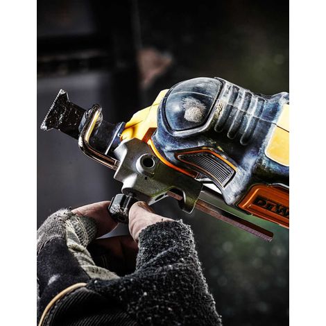 Dewalt – Outil oscillant multi-cutter sans fil 18V DCS355N – Moteur Brushless – Changement d’accessoires rapide – Pour bois dur et teck — photo 3