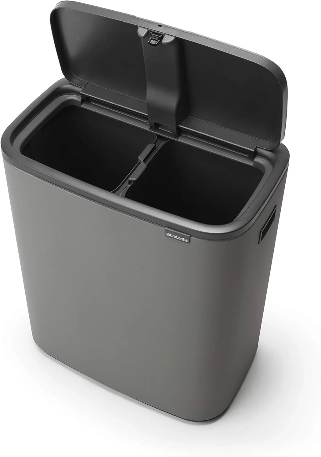 2026 Poubelle Brabantia, acier mat, anti-traces de doigts, 2 x 30 L