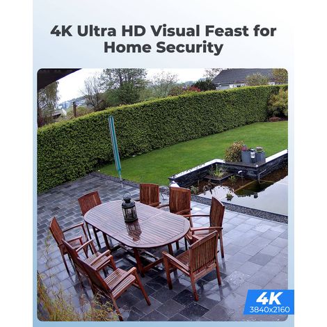Reolink – Kit de vidéosurveillance 4K PoE avec détection de personne et véhicule – 8 canaux NVR 2To – Vision nocturne 30m – Installation Plug & Play — photo 2