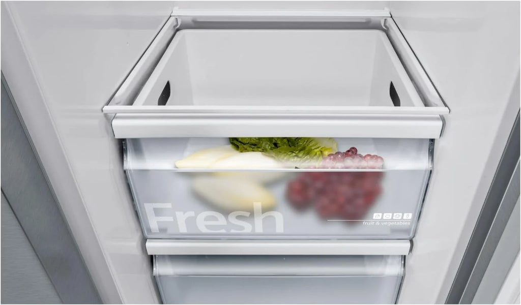 2026 SIEMENS KF96NVPEA iQ300 Multi-Door-Kühlschrank, 183 x 91 cm, 405 L Kühlen & 200 L Gefrieren, hyperFresh längere Frische