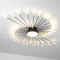 Eosnow – Plafonnier LED moderne 42 têtes – Acrylique et fer – Lumière neutre 110-240V – Pour salon et chambre – Taille 128 cm x 9 cm — photo 1